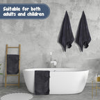 SmoothNovelty 16 Pack Microfiber Bath Towels Bulk 27'' x 60'' Oversized Size - Image 5