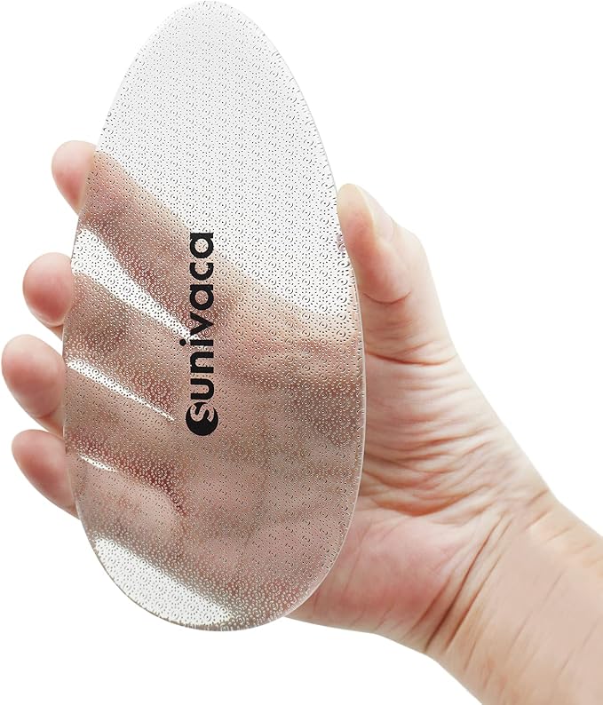 Glass Foot File Callus Remover for Feet, Heel Scraper, Pumice Stone, Diabetic by SunivacaSweetHome