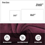 MOONQUEEN Ultra Soft Microfiber Coral Velvet Towel Set - Image 2