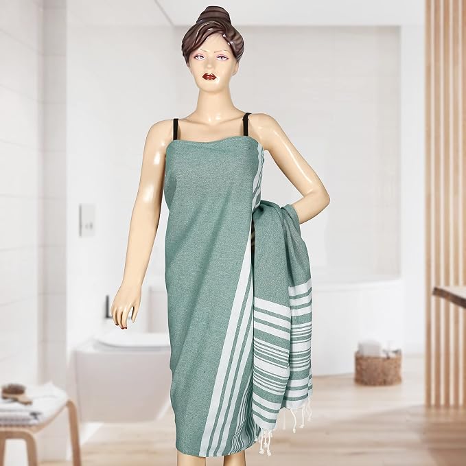 Goroly Home Cotton Turkish Peshtemal Beach Towel, Extra Large, Thin Quick Dry - Image 6