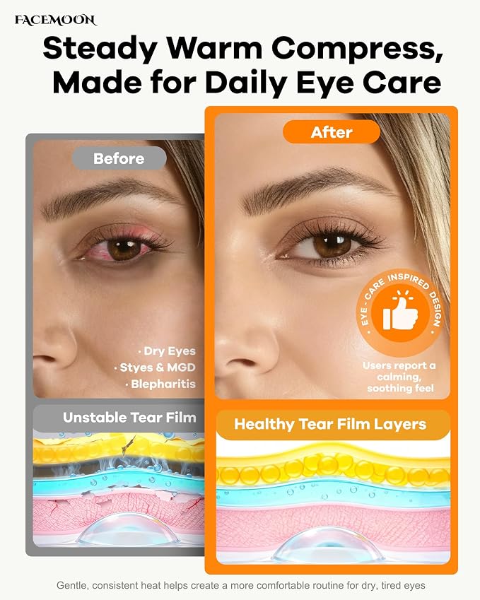 FACEMOON Cordless Heated Eye Mask - Image 3
