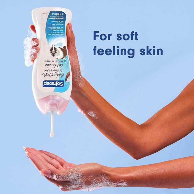 Softsoap Moisturizing Body Wash and Shave Gel, - Image 3