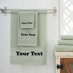 Personalize Your Towels with Custom Embroidery: Names, and Initials. Perfect by Ephesos