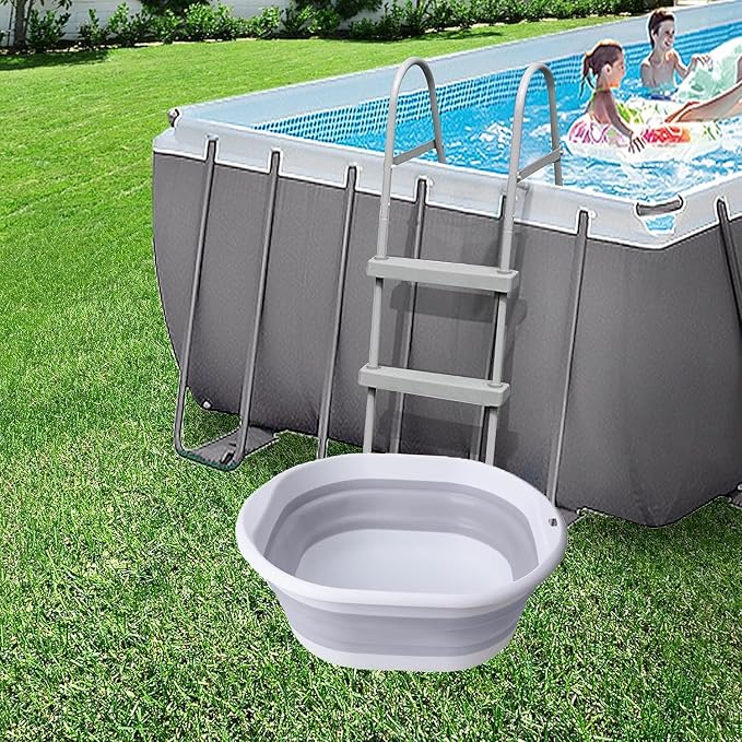 Portable Pool Foot Bath, Collapsible Pool Foot Wash Basin Tub, Foot Bath Basin - Image 2