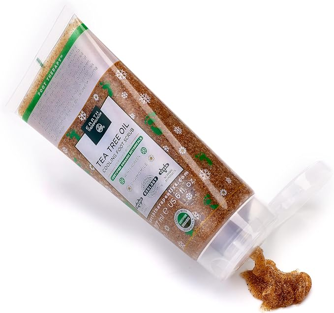 Tea Tree Oil Cooling Foot Scrub 6 fl. oz. - Image 4