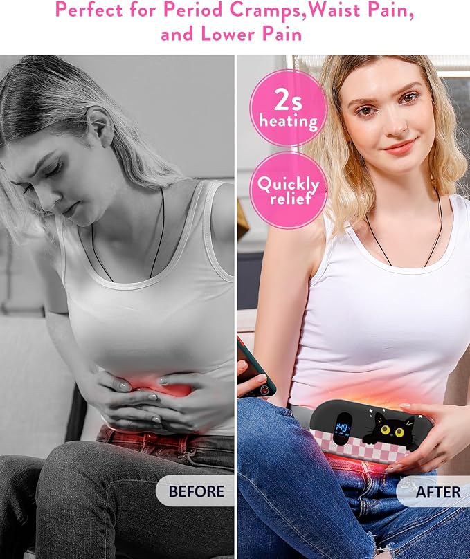 Portable Heating Pad for Period Cramps: Menstrual Heating Pad - Image 3