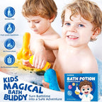 Kids Bath Bomb Potions, 6 Pack Non-Toxic Fizzy Bubble Bath Explosions, Colorful - Image 3