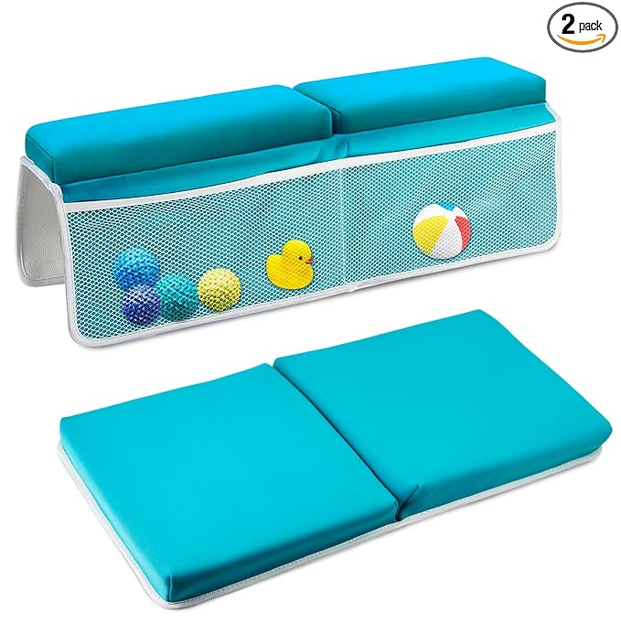 Baby Bath Kneeler and Elbow Rest Pad Set, Bathtub Kneeling Pad, Baby Accessories by JOY+ANAN