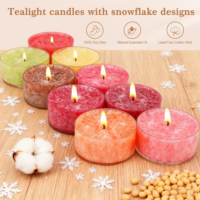 Tealight Candles for Women 16 Pack Aromatherapy Scented Candles Small Candle - Image 2
