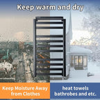 LANMEL 2 in 1 Towel Warmer Rack & Towel Rack Wall, 10 Bars Electric Wall - Image 5