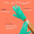 Clean Logic Stretch Bath & Shower Gloves - Image 5