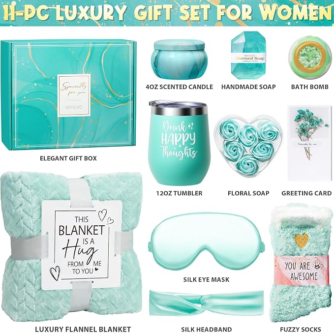 Mothers Day Birthday Gifts for Women Self Care Get Well Soon Gifts, Ocean - Image 2