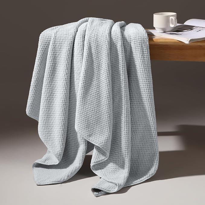 REDKISS 6 Piece Premium Towel Set, 2 Bath, 2 Hand, and 4 Wash Cloths, - Image 5