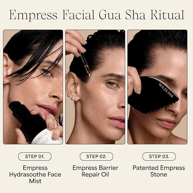 WILDLING Empress Stone Gua Sha Facial Stone I Facial Massage Stone to Lift - Image 8