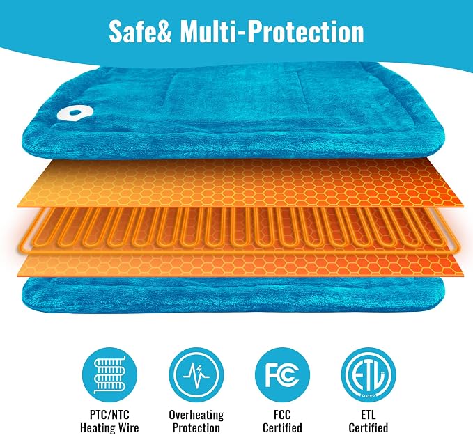 Tefici Heating Pad for Back Pain, Mothers Day Gifts for Women Men Mom Her，FSA - Image 4