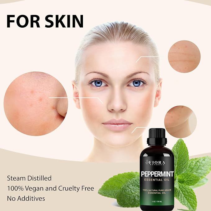 Peppermint Essential Oil by Fiora Naturals - Image 4