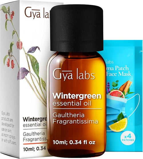 100% Pure Wintergreen Essential Oil by GyaLabs