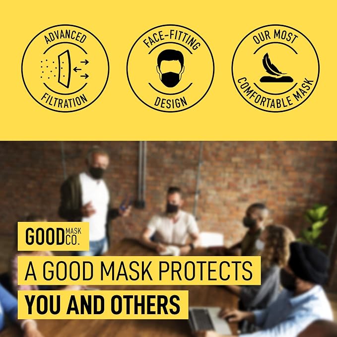Good Mask Co. Good Comfort KN95, Disposable KN95, Comfortable, Bulk Face Masks - Image 3