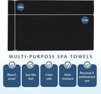 Black Bleach Proof Towels Bulk Sets 72 Pack 100% Cotton 16" X 27" Color Safe - Image 6