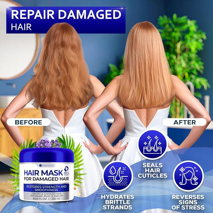 BELLISSO Hair Mask for Damaged Hair - Image 2