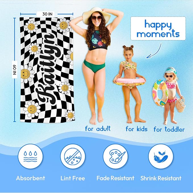 JML Personalized Beach Towel - Image 3