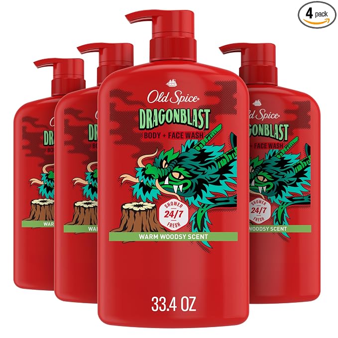 Old Spice Cleansing Body Wash for Men, 3X Defense, 24/7 Shower Fresh by OldSpice