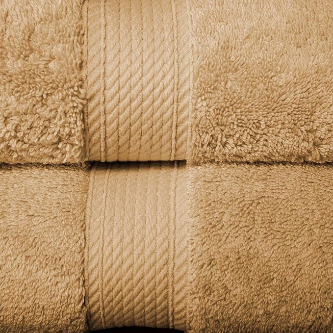 Superior Egyptian Cotton Pile 10 Piece Towel Set, Includes 2 Bath, 4 Hand - Image 5