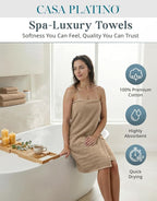 Casa Platino 12 Pcs Premium Cotton Towel Set - Image 2