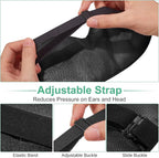 6 Pieces Natural Silk Sleep Mask Soft Eye Mask Adjustable Strap Blindfold - Image 3