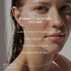 Advanced Clinicals Vitamin C Face Toner + Ferulic Acid & Rosewater, Antioxidant - Image 3