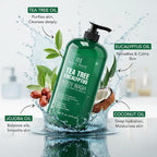 Botanic Hearth Tea Tree Eucalyptus Body Wash - Image 2