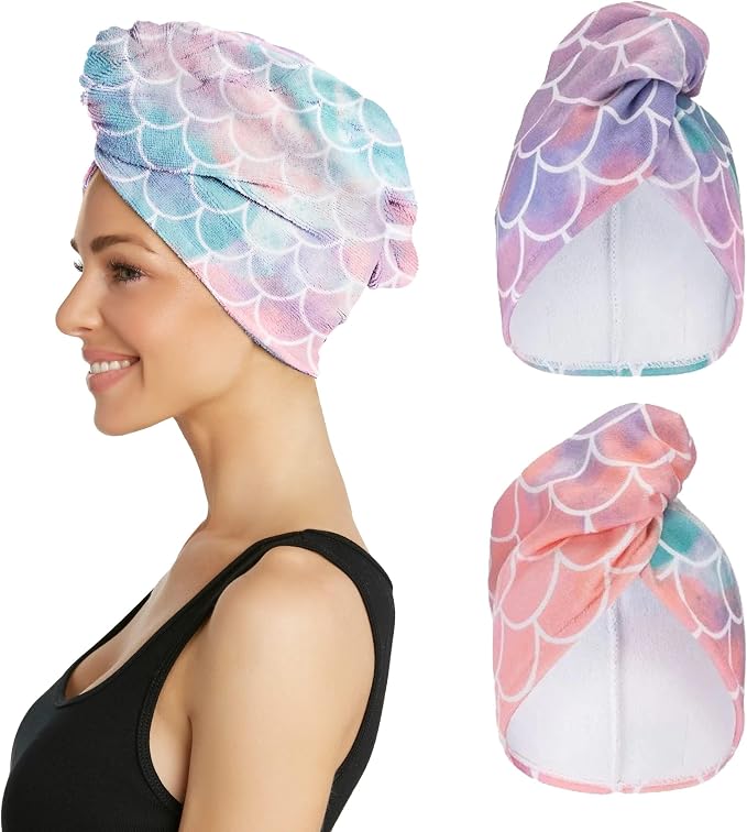 Turbie Twist 2-Pack Microfiber Hair Towel by TurbieTwist