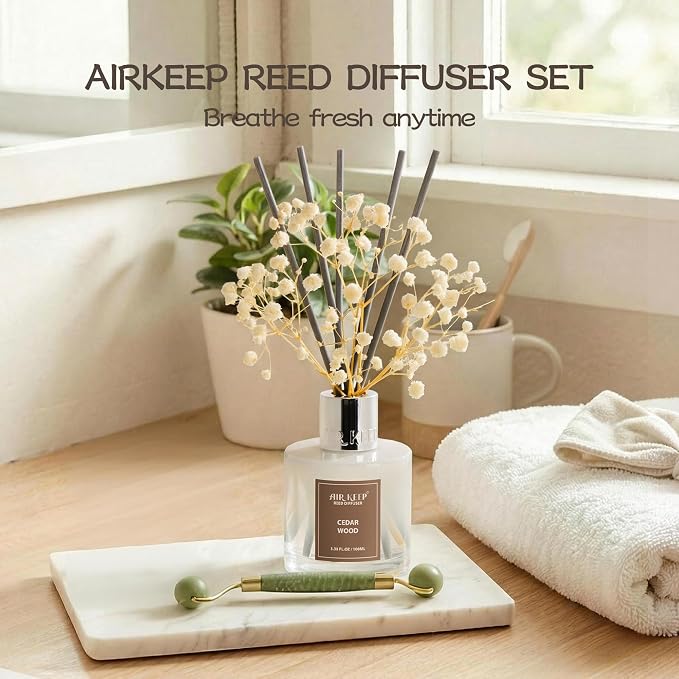 Airkeep Reed Diffuser Set, 3.38 fl oz - Image 3