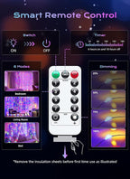 Brightown 300 LED Fairy Curtain Lights, Curtain String Lights, USB Plug in 8 - Image 6