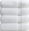 Springtree Home Luxury Bamboo Rayon Bath Towel Set of 4 | 35% Bamboo Rayon by SpringtreeHome