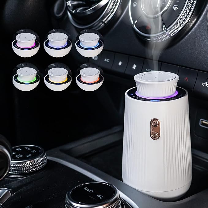 Car Air Freshener Spray Essential Oil Diffuser, Small Portable Rechargeable - Image 5
