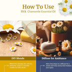 SVA Chamomile Essential Oil – 1/3 Fl Oz – 100% Natural Chamomile Oil - Image 6