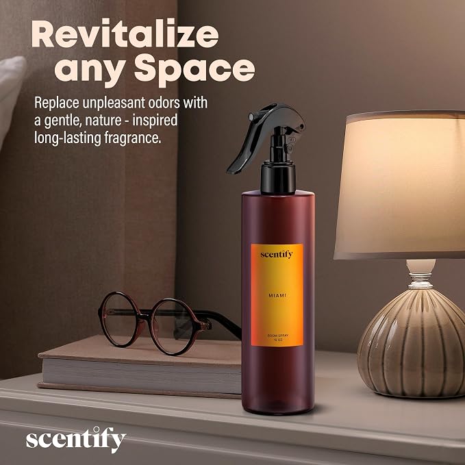 Scentify Miami Odor Neutralizing Room Spray – Luxury Cashmere, Floral & Musky - Image 8