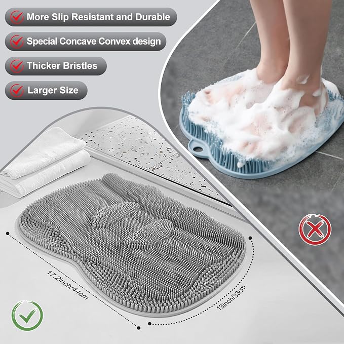Bath Shower Foot Scrubber Mat - Image 7