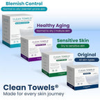 Clean Skin Club Clean Towels XL®, 100% USDA Biobased Face Towel, Disposable - Image 11