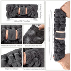 WILLBOND 4 Pack Microfiber Headbands Spa Facial Headbands Makeup Head bands - Image 2