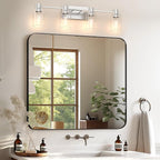 4-Light Modern Vanity Light Fixtures Over Mirror, Brushed Nickel Bathroom Light - Image 8