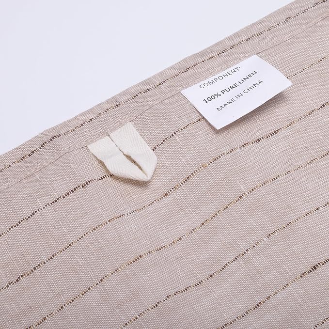 Linen Striped Bath Towel 30x53 - Image 8
