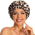 Reusable Shower Cap for Women, Large Waterproof Shower Bonnet by Edoneery
