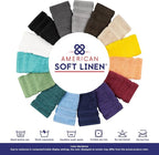 American Soft Linen Premium 3 Piece Towel Set, 1 Bath Towel 1 Hand Towel 1 - Image 8