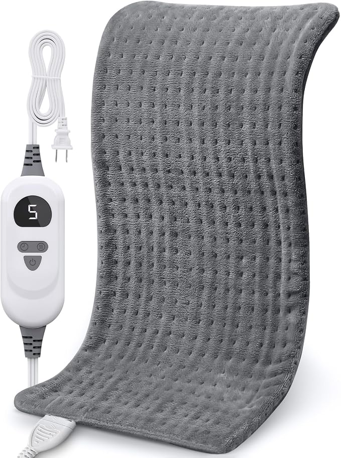 NOWWISH Heating Pad for Back, Period Cramps, Neck and Shoulder, 12x24 Inches by NOWWISH