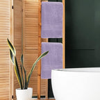 BOUTIQUO 100% Cotton 2 Pack Bath Towel Set 28x55 inches, Eco-Friendly Large - Image 4