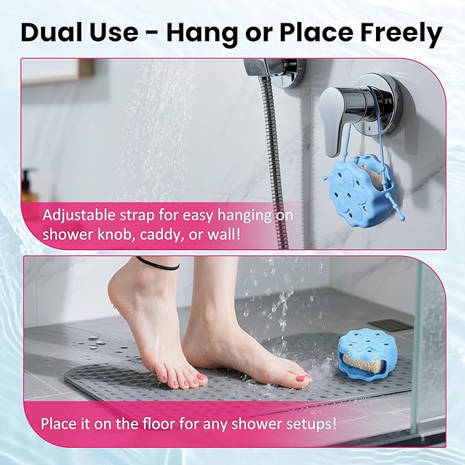 Silicone Shower Steamer Holder/Tray, Hangable&Durable Shower Steamer Hanger - Image 5