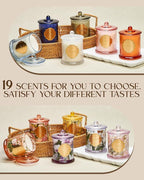 M&SENSE Strawberry Vanilla Soy Candle, Natural 12.7oz 75 Hour Long Lasting Slow - Image 8