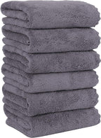 MOONQUEEN 6 Pack Premium Hand Towels by MOONQUEEN